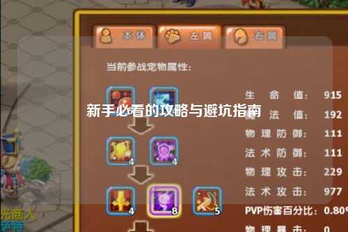 新手必看的攻略與避坑指南