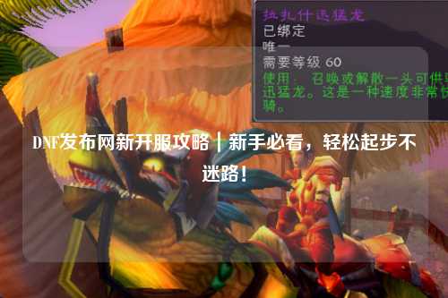 DNF發布網新開服攻略｜新手必看，輕松起步不迷路！