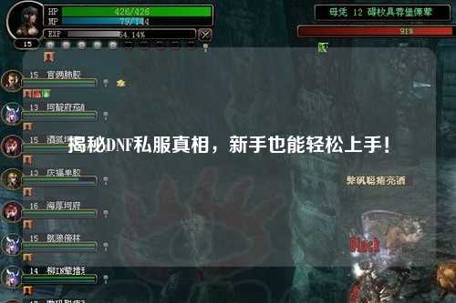 揭秘DNF私服真相,新手也能輕松上手!
