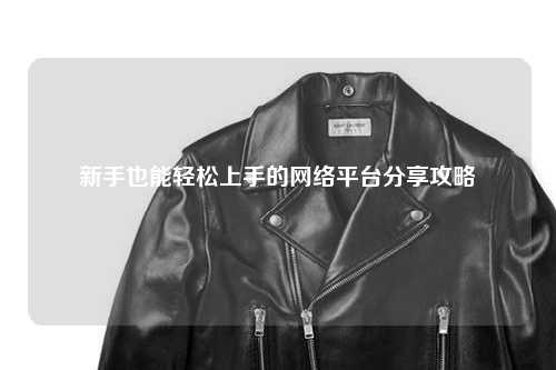 新手也能輕松上手的網(wǎng)絡(luò)平臺分享攻略
