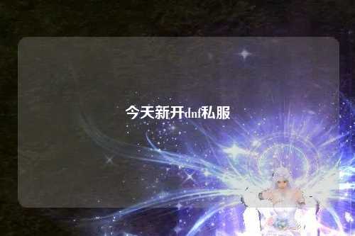 今天新開(kāi)dnf私服