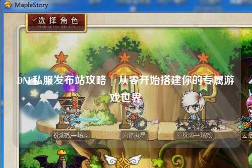 DNF私服發(fā)布站攻略 | 從零開始搭建你的專屬游戲世界