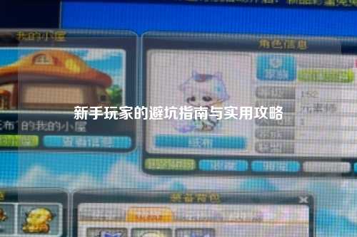 新手玩家的避坑指南與實(shí)用攻略