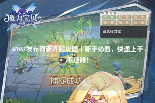 SFDNF發(fā)布網(wǎng)新開(kāi)服攻略｜新手必看，快速上手不迷路！