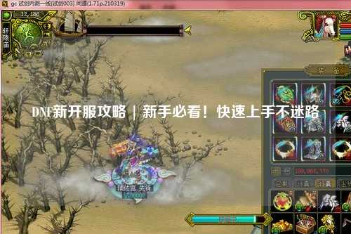 DNF新開(kāi)服攻略 | 新手必看!快速上手不迷路