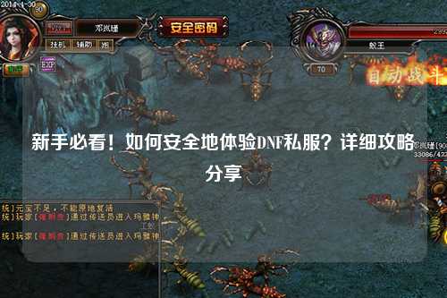 新手必看！如何安全地體驗DNF私服？詳細攻略分享