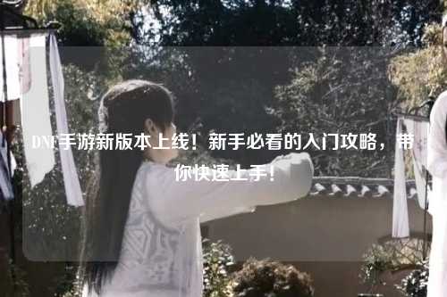 DNF手游新版本上線!新手必看的入門攻略,帶你快速上手!