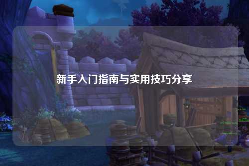 新手入門指南與實用技巧分享