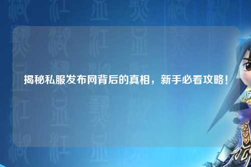 揭秘私服發布網背后的真相，新手必看攻略！