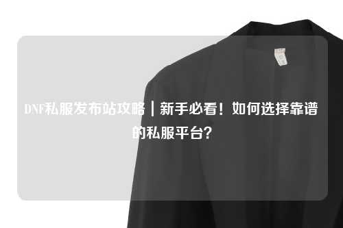 DNF私服發布站攻略｜新手必看！如何選擇靠譜的私服平臺？