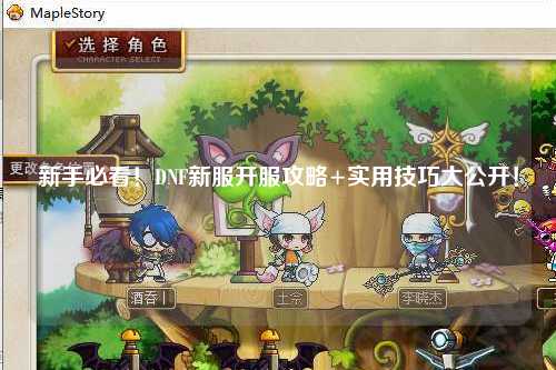 新手必看！DNF新服開(kāi)服攻略+實(shí)用技巧大公開(kāi)！