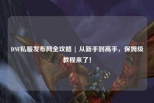 DNF私服發(fā)布網(wǎng)全攻略 | 從新手到高手，保姆級(jí)教程來了！