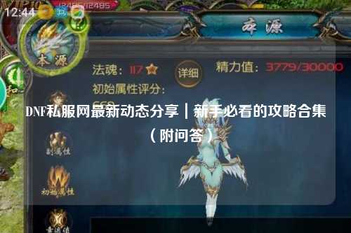 DNF私服網最新動態分享|新手必看的攻略合集(附問答)