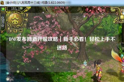 DNF發布網新開服攻略|新手必看!輕松上手不迷路