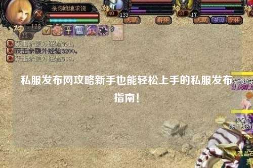 私服發布網攻略新手也能輕松上手的私服發布指南！