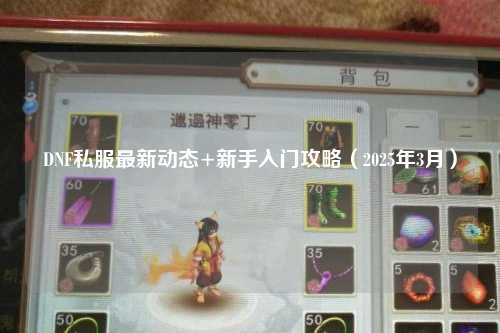 DNF私服最新動態+新手入門攻略（2025年3月）