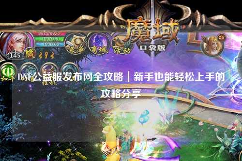 DNF公益服發布網全攻略|新手也能輕松上手的攻略分享