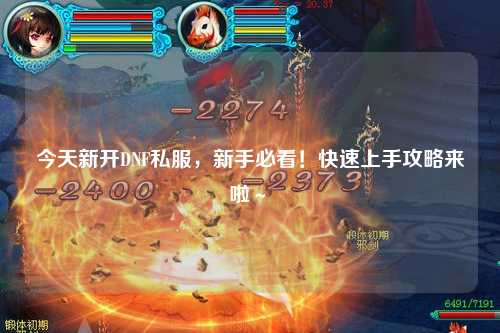 今天新開DNF私服,新手必看!快速上手攻略來啦~?