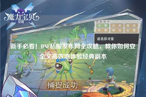 新手必看！DNF私服發(fā)布網(wǎng)全攻略，教你如何安全又高效地體驗(yàn)經(jīng)典副本